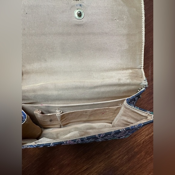 Vintage floral clutch - Picture 5 of 8